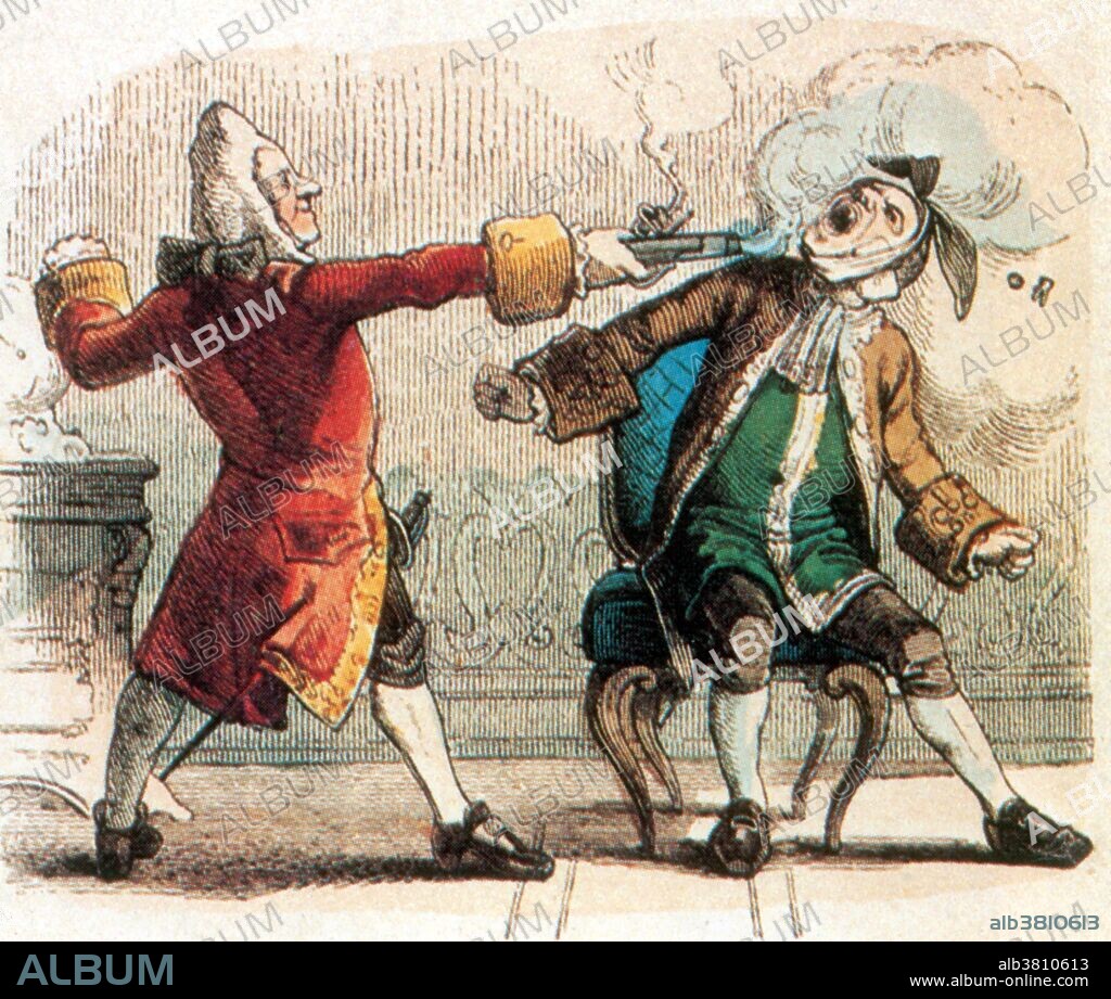 An 18th century quack "De Wonderdokter Fop" with Dutch text, illustrated by Hermann van der Moolen. "Een man, die kiespijn had, schoot ik Zijn kies ferm uit den mond; De man had nooit weer kiespijn, en Was nooit weer ongezond." (A man who had toothache, I shot his choice firmly from the mouth; The man never had toothache again, and was never unhealthy again.) Quackery is the promotion of unproven or fraudulent medical practices. Random House Dictionary describes a "quack" as a "fraudulent or ignorant pretender to medical skill" or "a person who pretends, professionally or publicly, to have skill, knowledge, or qualifications he or she does not possess; a charlatan".