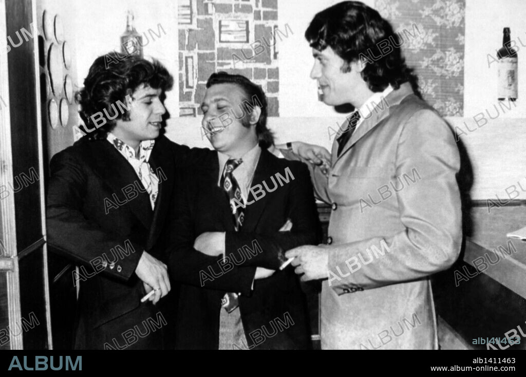 Camarón con Juan Peña el Lebrijano y Luis el Elegante.