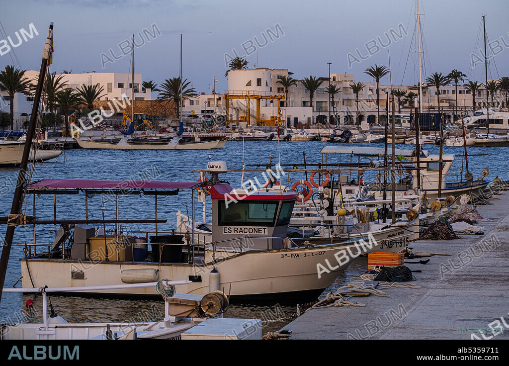La Savina port, Formentera, Pitiusas Islands, Balearic Community, Spain.