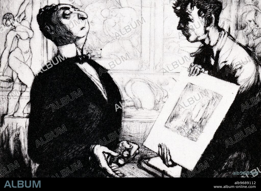 Our Dealers : " Sorry Mr Smith , but we only handle artists whose names are difficult to pronounce ". Drypoint by Will Dyson , Australian illustrator and political cartoonist.