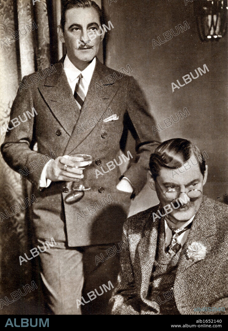 John (1882-1942) and Lionel (1878-1954) Barrymore: American stage and screen actors: brothers of Ethel Barrymore.