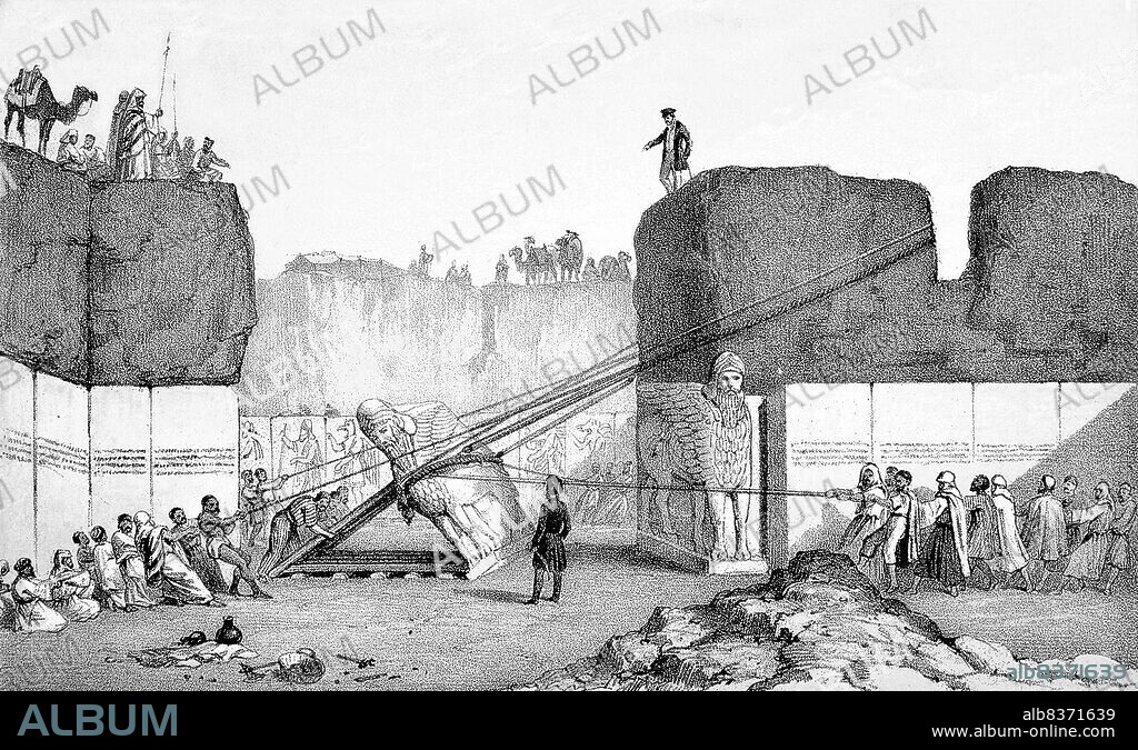 The Rt Hon Sir Austen Henry Layard GCB (5 March 1817 5 July 1894) was an English traveller, archaeologist, cuneiformist, art historian, draughtsman, collector, author, politician and diplomat, best known as the excavator of Nimrud and of Niniveh, where he uncovered a large proportion of the Assyrian palace reliefs known, and in 1851 the library of Ashurbanipal.