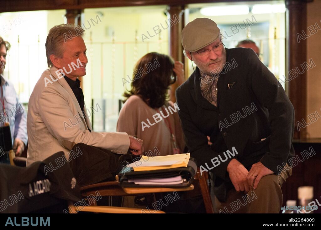 KEVIN KLINE and MICHAEL DOUGLAS in LAST VEGAS, 2013, directed by JON TURTELTAUB. Copyright CBS FILMS.