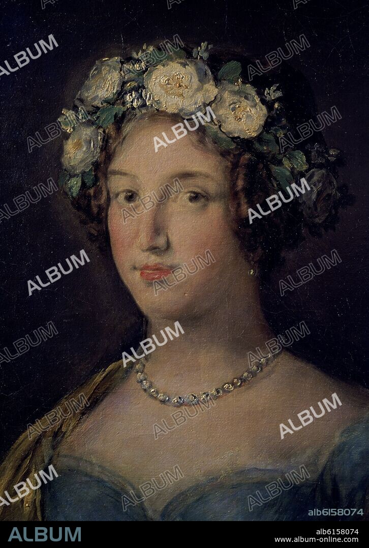 FRANCISCO DE GOYA. DUQUESA DE ABRANTES - DETALLE - 1816 - CONJUNTO Nº 96481.