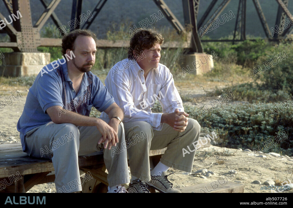 PAUL GIAMATTI et THOMAS HADEN CHURCH dans SIDEWAYS, 2004, réalisé par ALEXANDER PAYNE. Copyright 20TH CENTURY FOX / WALLACE, MERIE W.