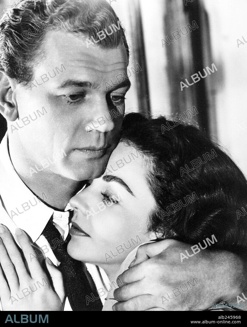 JENNIFER JONES y JOSEPH COTTEN en JENNIE, 1948 (PORTRAIT OF JENNIE), dirigida por WILHELM DIETERLE. Copyright SELZNICK FILMS.