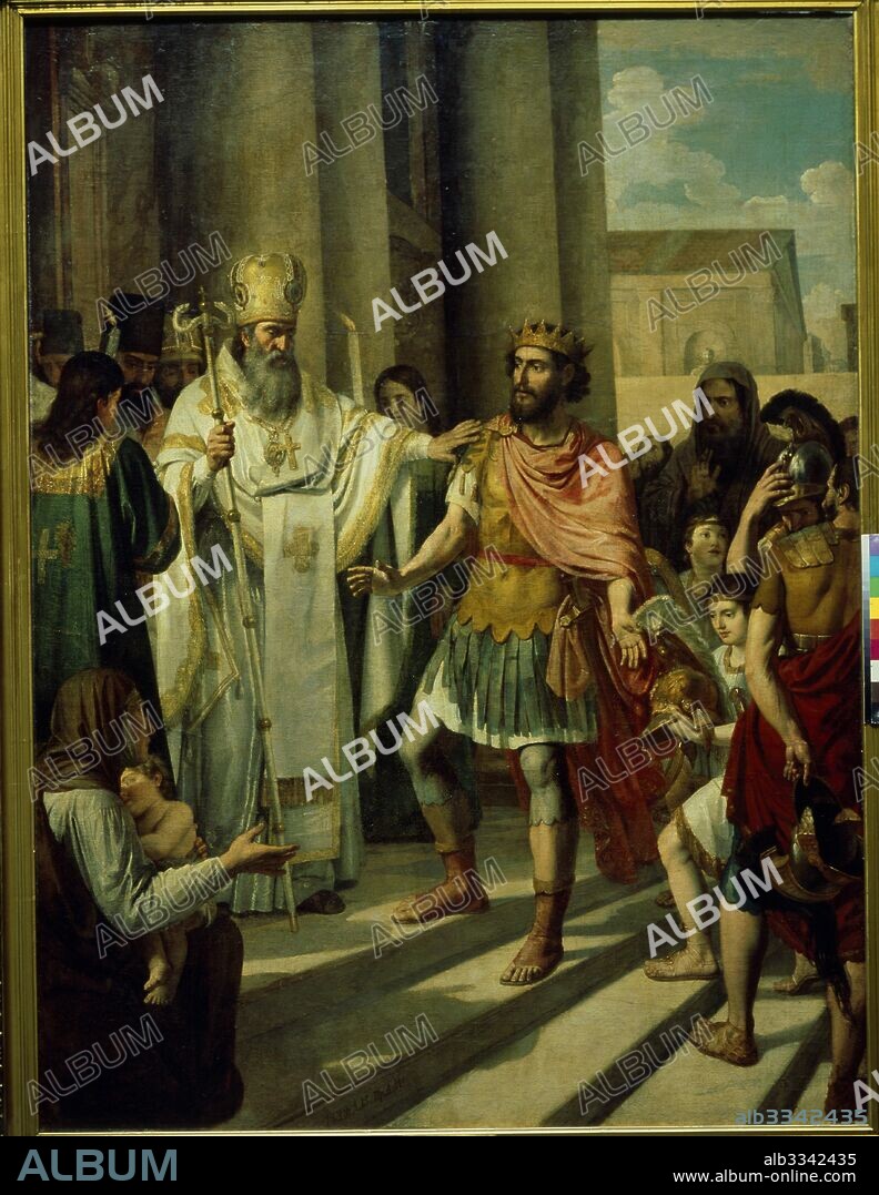 ANDREI IVANOVICH IVANOV. The Baptism of Saint Prince Vladimir the Great in 987.