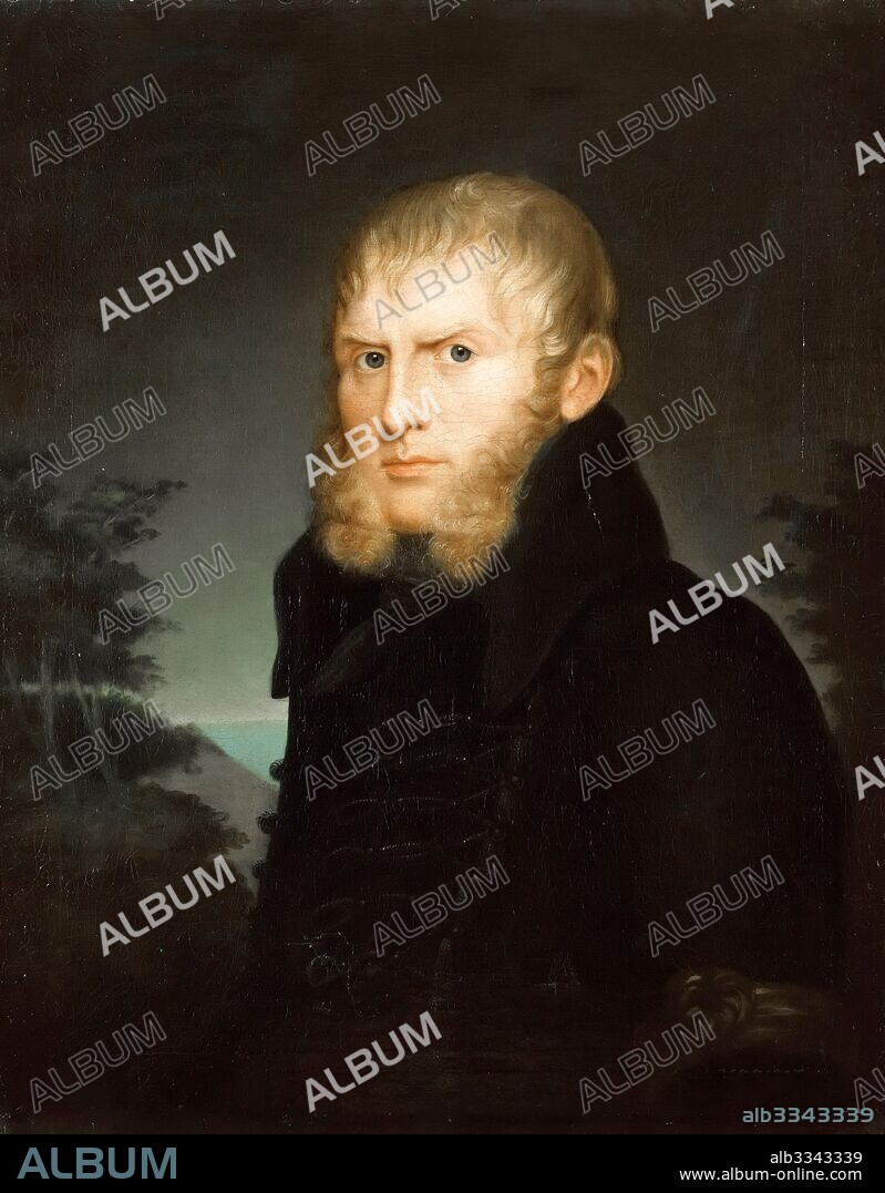 CAROLINE BARDUA. Portrait of the Painter Caspar David Friedrich.