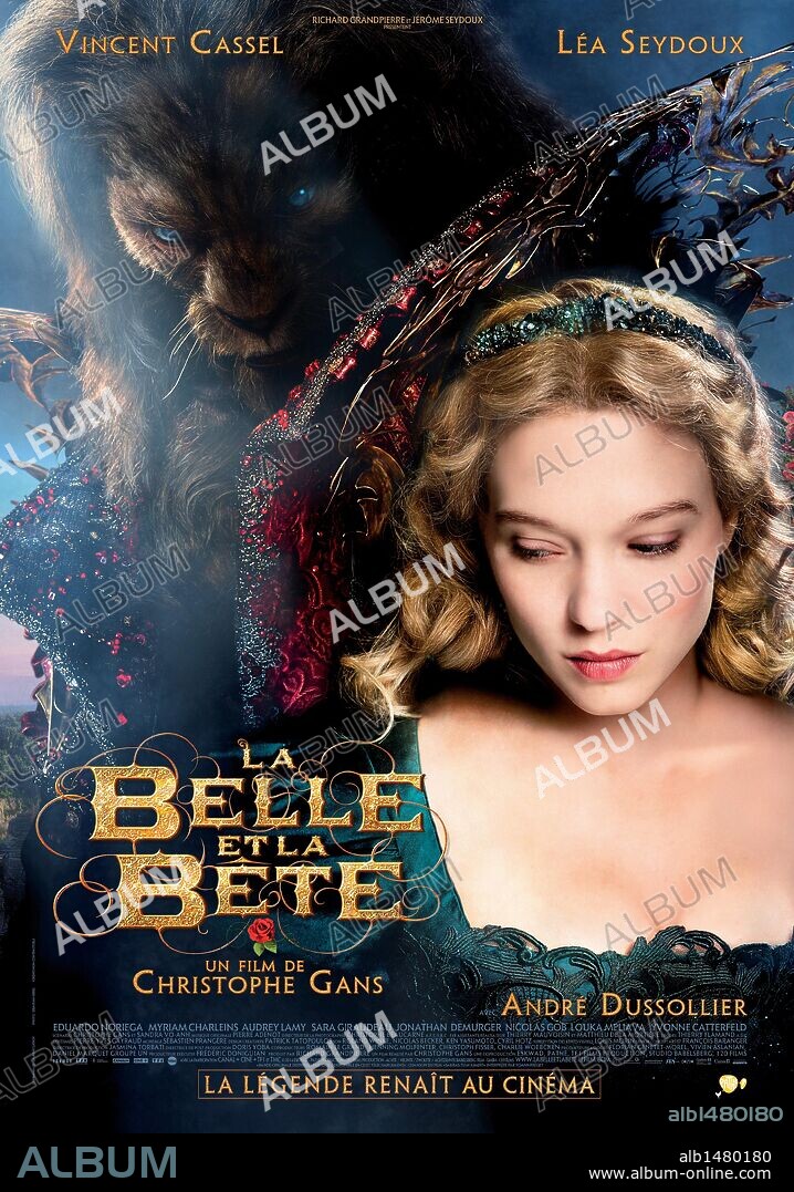 Plakat zu DIE SCHÖNE UND DAS BIEST, 2014 (LA BELLE ET LA BÊTE), unter der Regie von CHRISTOPHE GANS. Copyright PATHE.