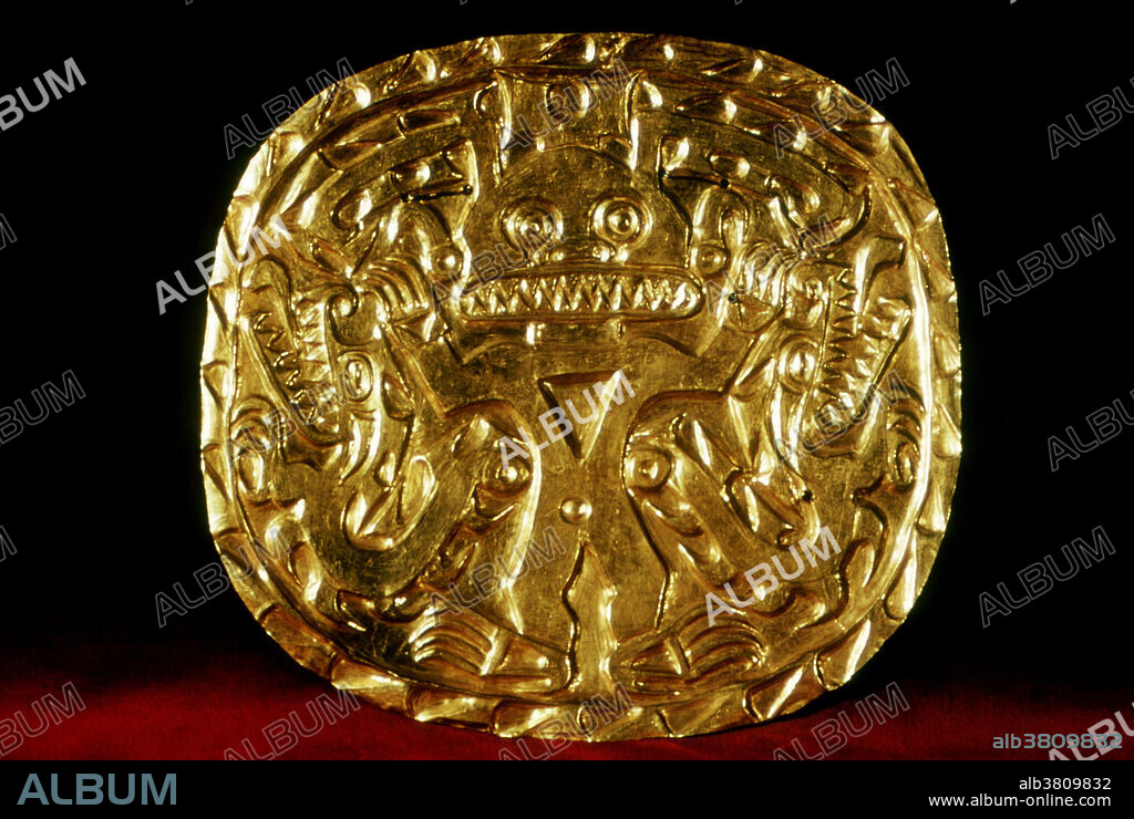 Panamanian Gold Plaque, from Sitio Conte, Panama