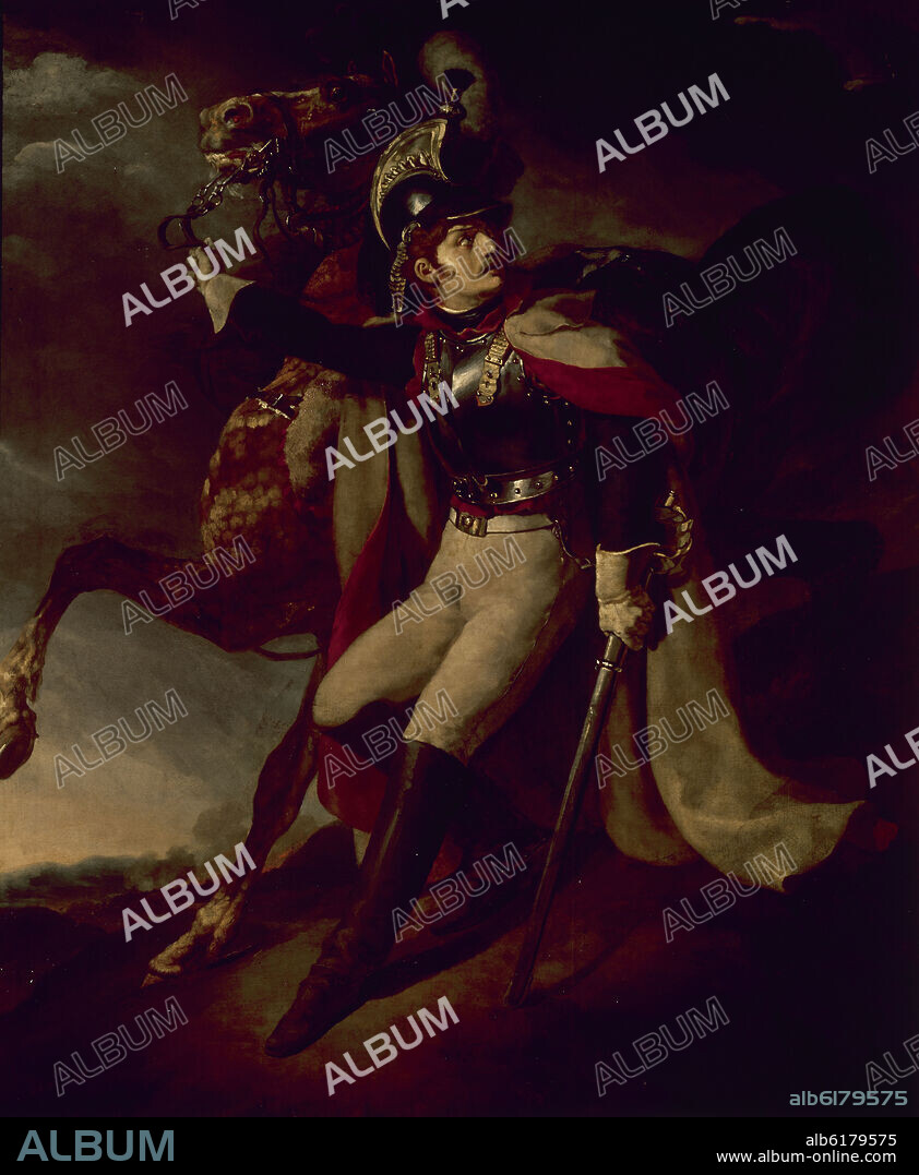 THEODORE GERICAULT (1791-1824). CORACERO HERIDO - 1814.