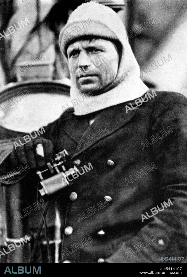 Frank Arthur Worsley (February 22, 1872 - February 1, 1943) was a New Zealand sailor and explorer. In 1914, he joined the Imperial Trans-Antarctic Expedition. After the expedition's ship Endurance was trapped in pack ice and wrecked, he and the crew sailed lifeboats to Elephant Island. From there, Worsley, Shackleton and four others sailed the lifeboat James Caird 800 miles across the stormy South Atlantic Ocean, eventually arriving at South Georgia. Worsley's navigation skills were crucial to their safe arrival. During WWI, Worsley was responsible for the sinking of a German U-boat and was awarded the Distinguished Service Order. Photographed by Frank Hurley (cropped and cleaned).