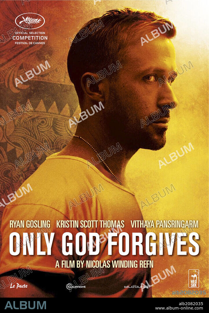 Poster of ONLY GOD FORGIVES, 2013, directed by NICOLAS WINDING REFN. Copyright BOLD FILMS.