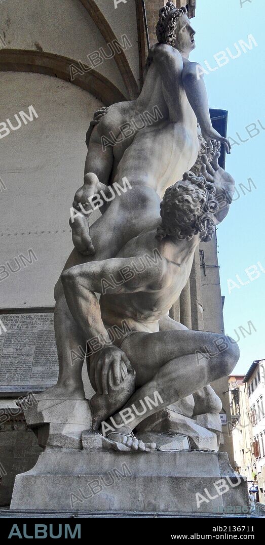 The Rape of the Sabine Women by Giambologna, (1579–1583)  (Photo by: Universal History Archive/UIG via Getty Images).