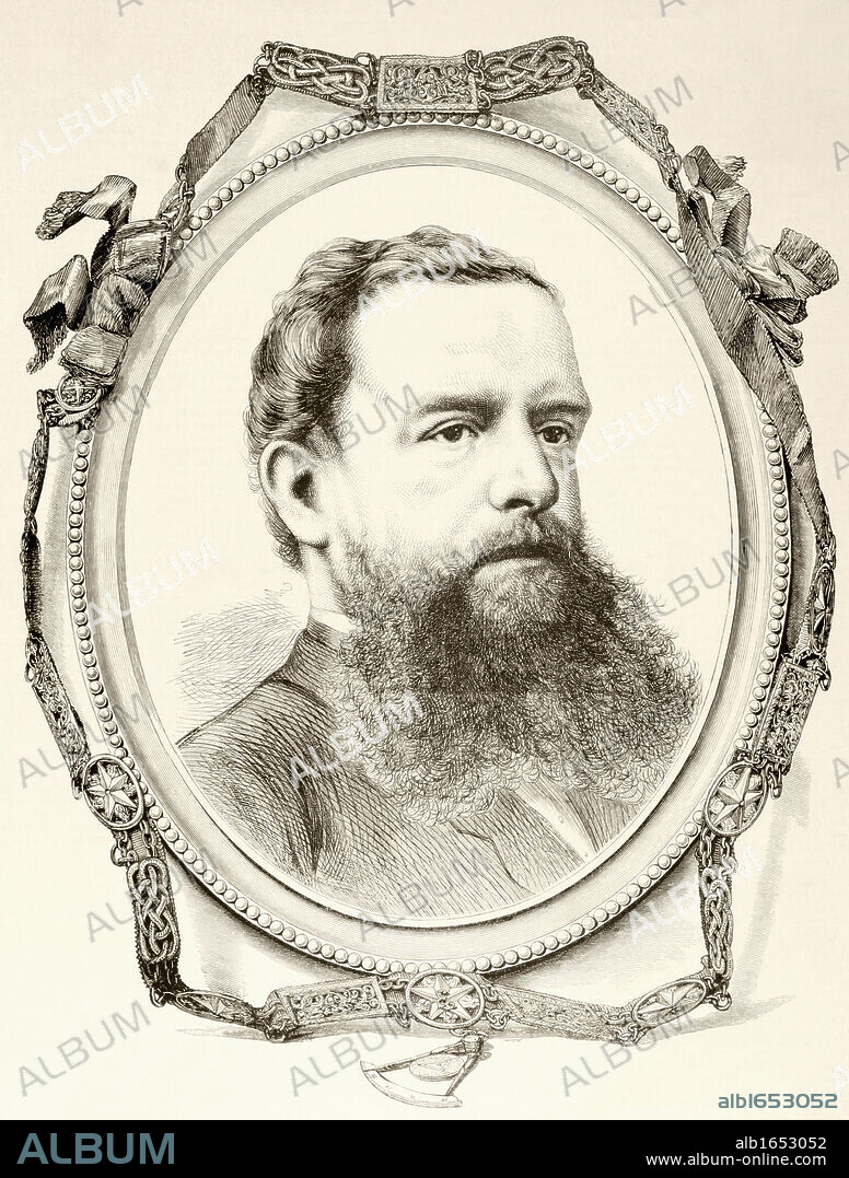 George Frederick Samuel Robinson, 1st Marquess of Ripon 1827 to 1909. Also known as Viscount Goderich and Earl de Grey and Ripon. British politician and Grand Master of the United Grand Lodge of England. From a 19th century illustration.