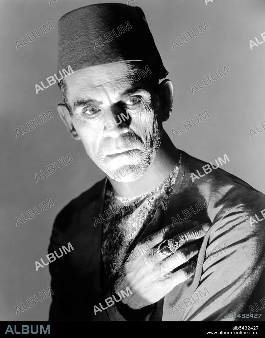 BORIS KARLOFF en LA MOMIA, 1932 (THE MUMMY), dirigida por KARL FREUND. Copyright UNIVERSAL PICTURES.