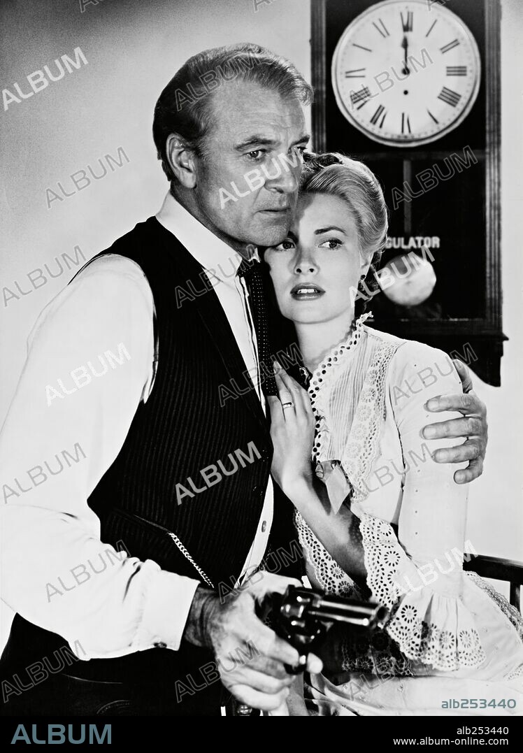 GARY COOPER und GRACE KELLY in HIGH NOON, 1952, unter der Regie von FRED ZINNEMANN. Copyright STANLEY KRAMER CO./UNITED ARTISTS.