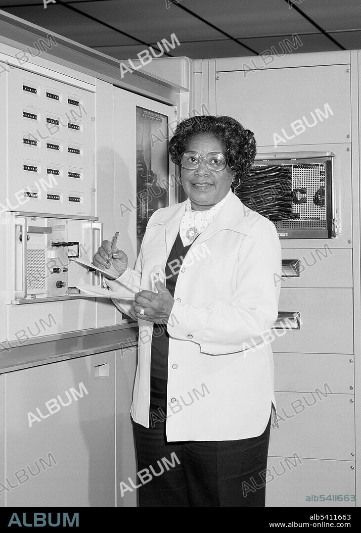 Mary Winston Jackson (April 9, 1921 - February 11, 2005) was an African-American mathematician and aerospace engineer. She worked at Langley Research Center in  Virginia, for most of her career. She took advanced engineering classes and, in 1958, became NASA's first black female engineer.  No photographer credited, undated.