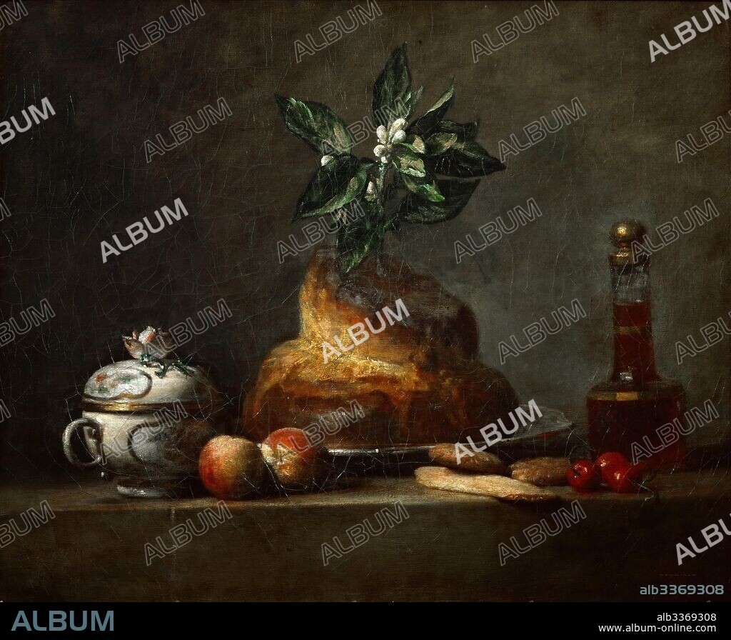 JEAN-BAPTISTE-SIMEON CHARDIN. La brioche.