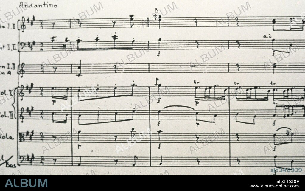 Wolfgang Amadeus Mozart (1756-1791). Mozart´s missing A-Minor Symphony.