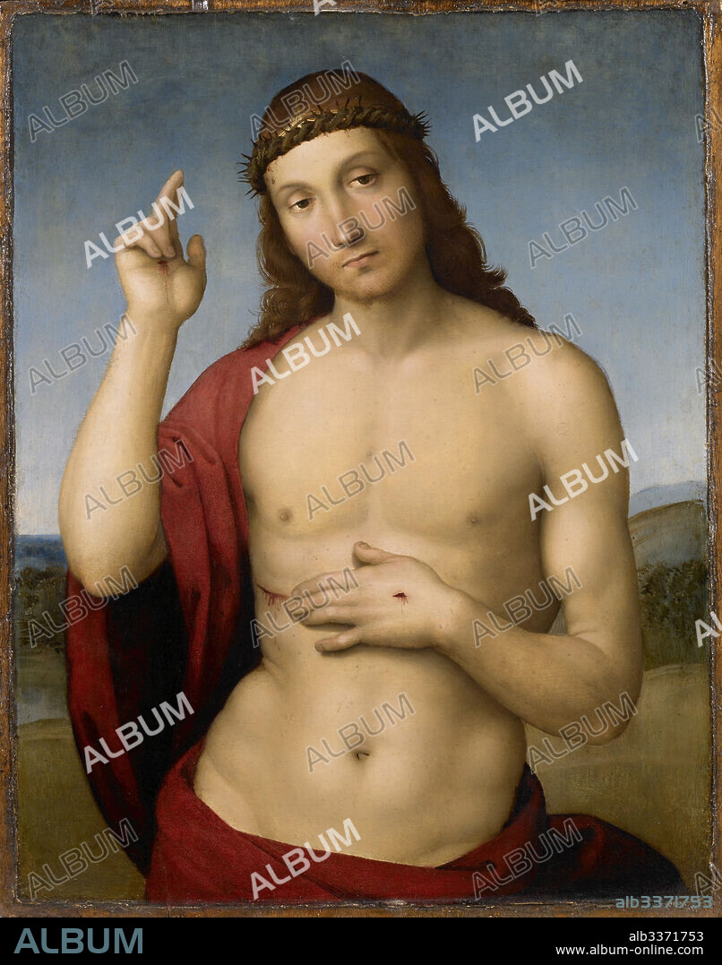 RAPHAEL (RAFFAELLO SANZIO DA URBINO). Christ Blessing.