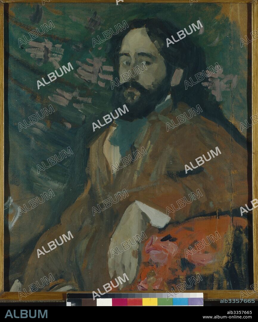 NIKOLAI NIKOLAYEVICH SAPUNOV. Portrait of the painter Nikolay Milioti (1874-1962).