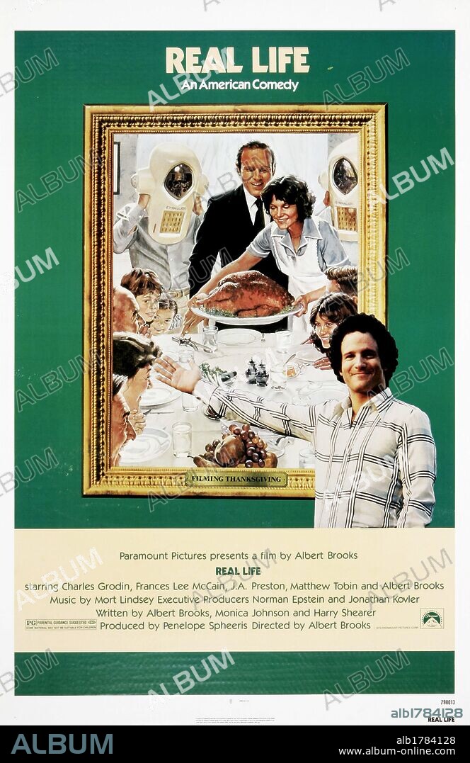 Poster of REAL LIFE, 1979, directed by ALBERT BROOKS. Copyright PARAMOUNT PICTURES.
