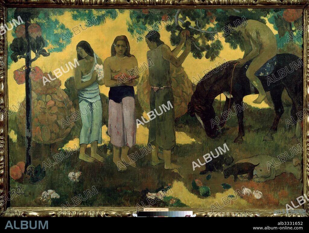 PAUL EUGéNE HENRI GAUGUIN. Rupe Rupe (Fruit Gathering).
