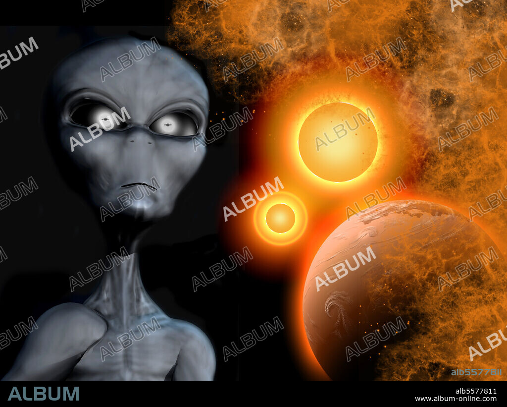 A Grey Alien from the Zeta Reticuli binary star system.