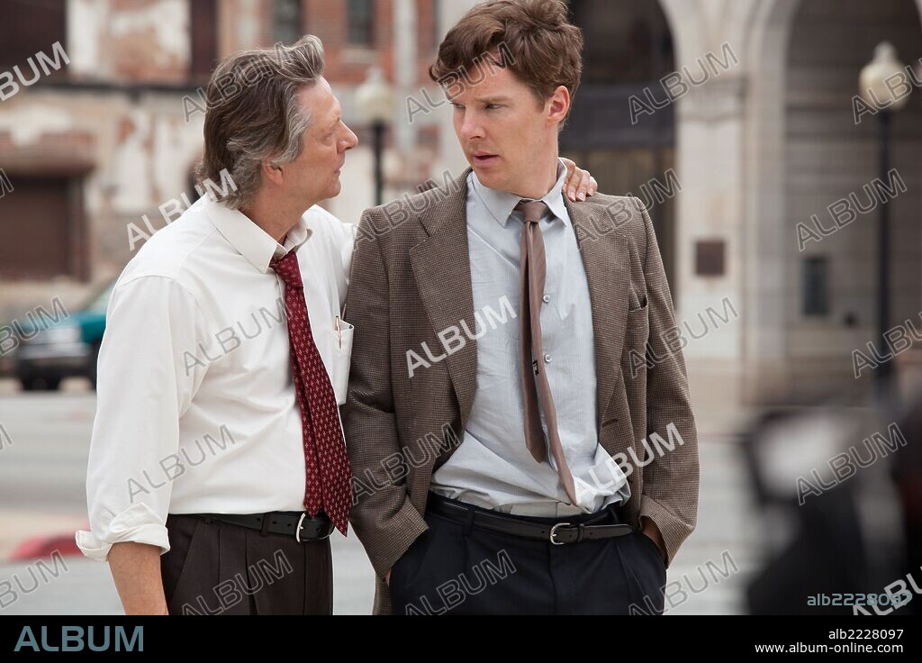 BENEDICT CUMBERBATCH and CHRIS COOPER in AUGUST: OSAGE COUNTY, 2013, directed by JOHN WELLS. Copyright JEAN DOUMANIAN PRODUCTIONS.