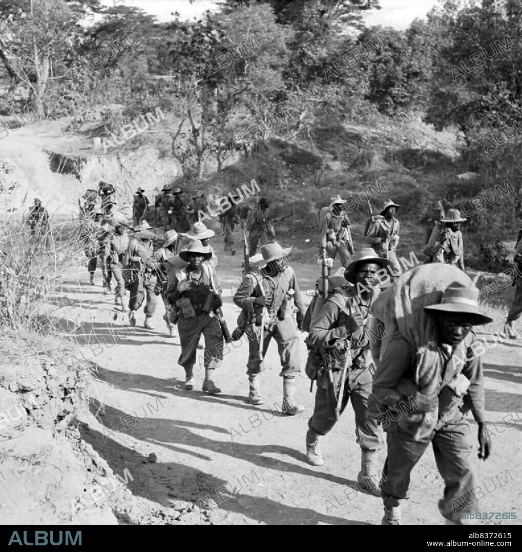 The 11th East Africa Infantry Division was composed of soldiers from the modern-day nations of Kenya, Uganda, Malawi, Tanzania and Zimbabwe. The division fought with the British Fourteenth Army in Burma (Myanmar) during the Burma Campaign.<br/><br/>. In the later part of 1944, the division pursued the Japanese retreating from Imphal in Northeast India down the Kabaw Valley in Burma and established bridgeheads over the Chindwin River.