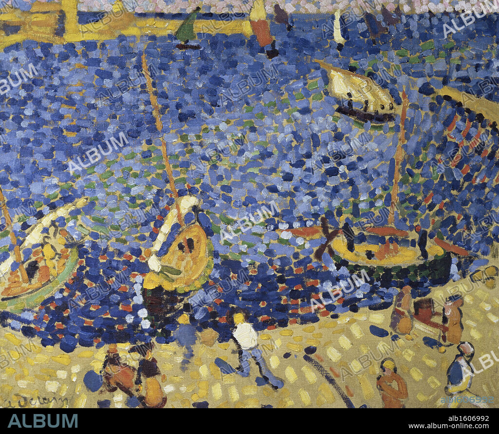 ANDRÉ DERAIN. The Boat at Collioure by Andre Derain, 1905, 1880-1954, Germany, Dussledorf Museum.