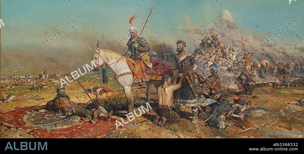PAVEL VIKTOROVICH RYZHENKO. Kalka River. The Arrest of Prince Mstislav III of Kiev.