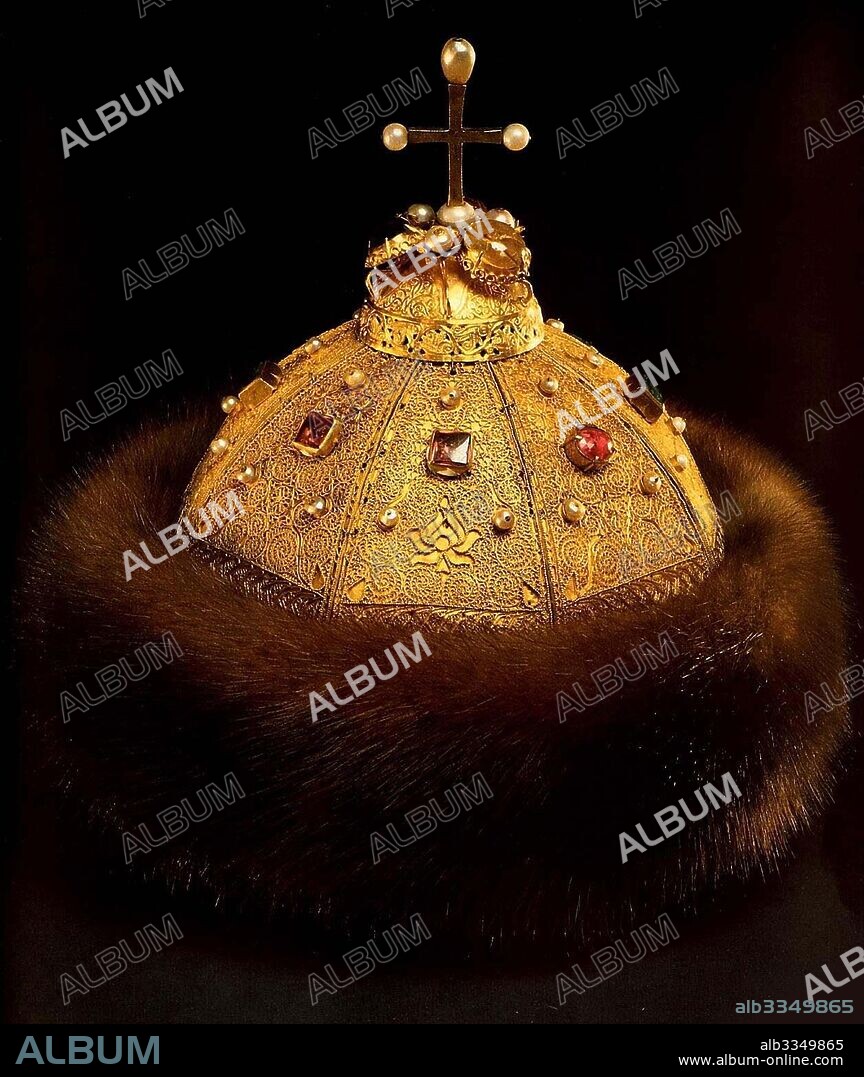 RUSSIAN MASTER. Monomakh's Cap (Golden Crown).