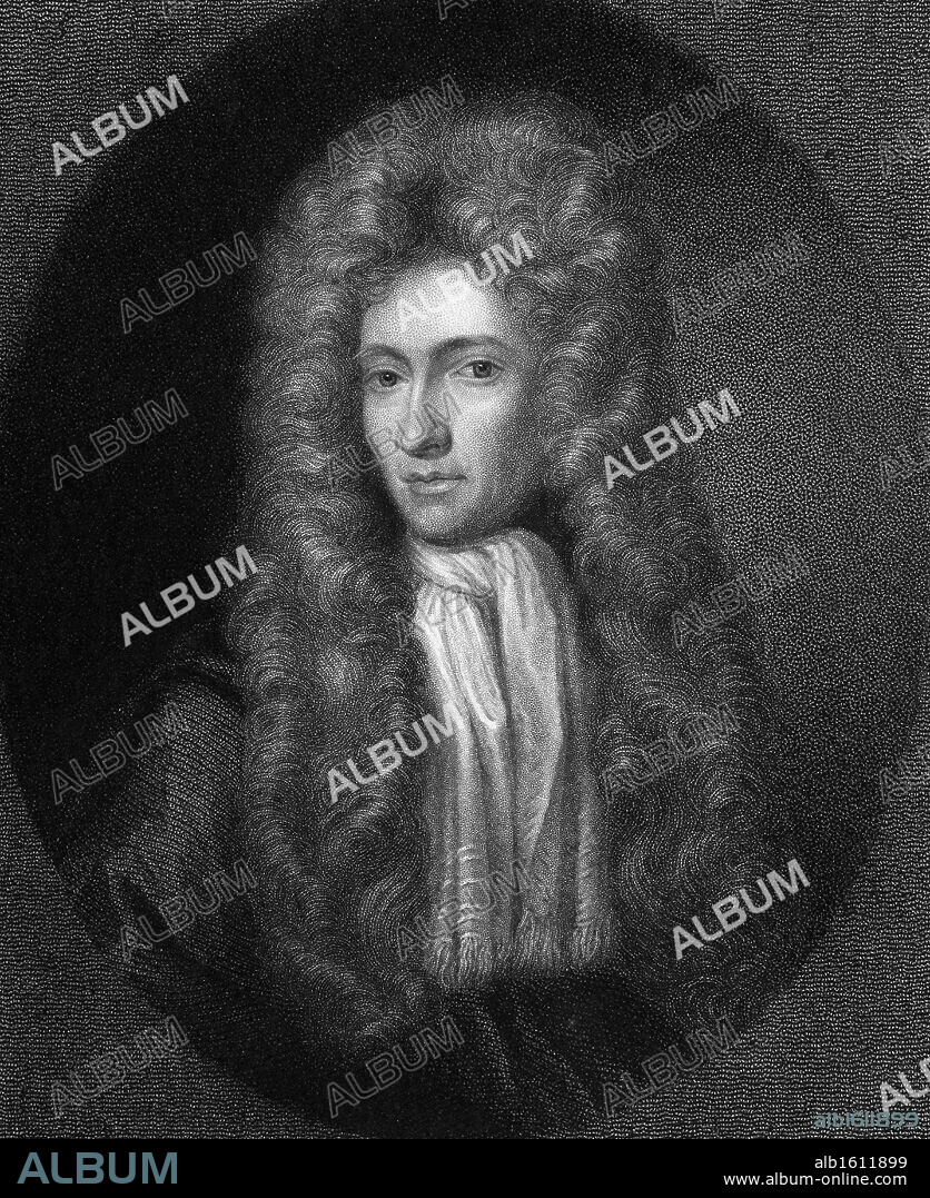 ARTIST UNKNOWN. Robert Boyle (1627-1691)      English Philosopher and Chemist        Stock Montage, Inc.