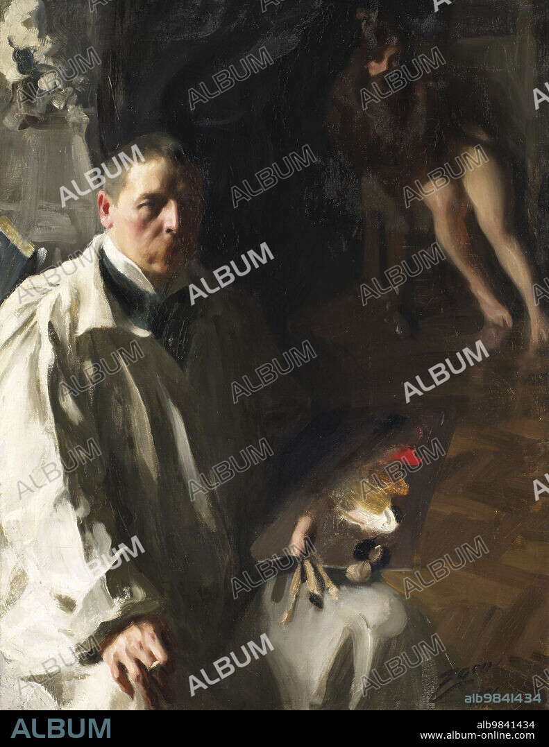 ANDERS LEONARD ZORN. Self-portrait, 1896.