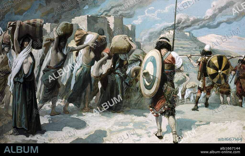 The Women of the Midian Led Captive by the Hebrews  James Tissot (1836-1902 French)  Jewish Museum, New York City.