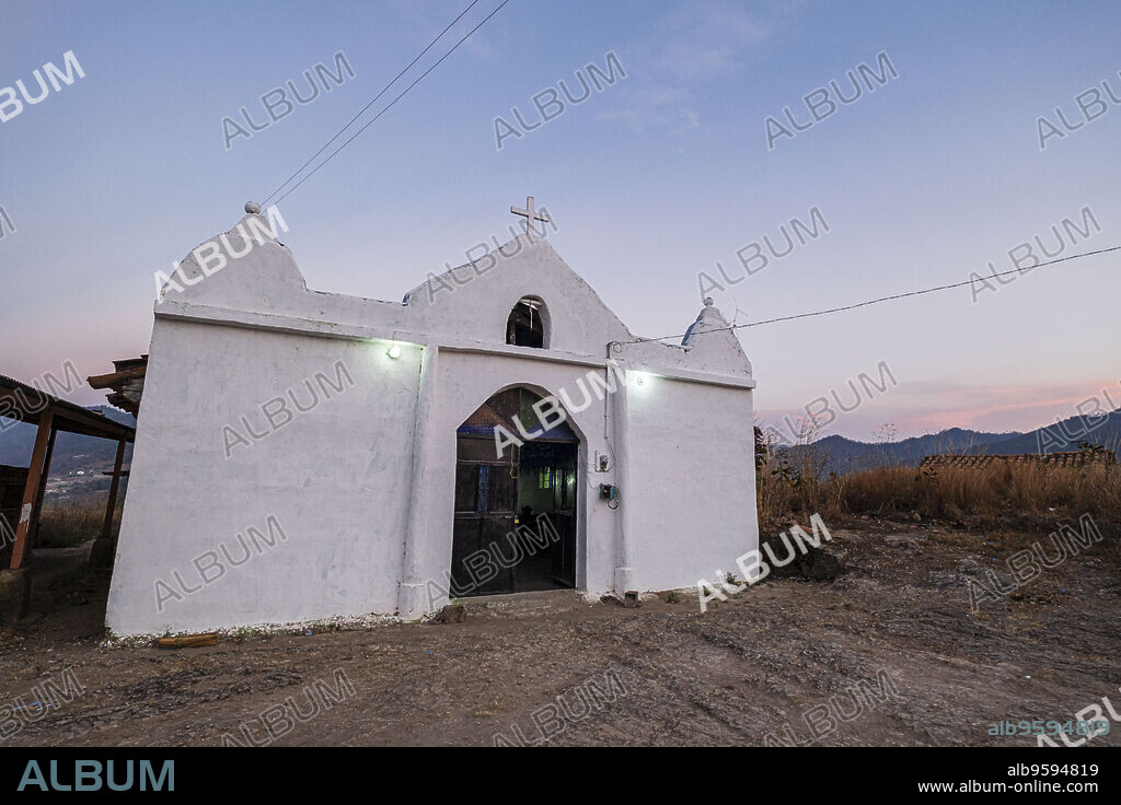 iglesia catolica, Sinchaj, San Bartolomé Jocotenango, municipio del departamento de Quiché, Guatemala, America Central.