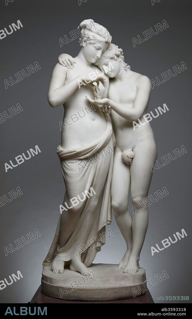 ANTONIO CANOVA. Amor and Psyche.