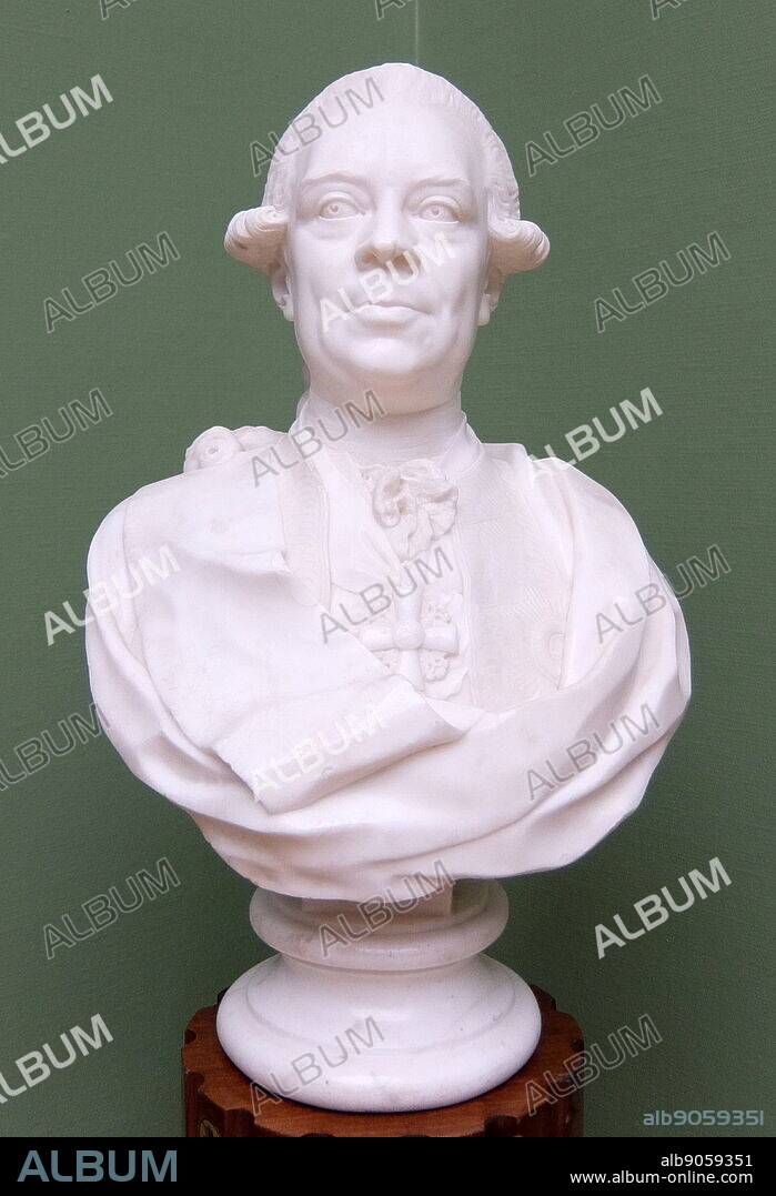 Count Ivan Grigoryevich Chernyshyov (1726 - 1797; Russian General and Admiral, prominent during the reign of Empress Catherine the Great. Bust in marble, 1770, by Fedot Ivanovich Shubin (May 28, 1740 - May 24, 1805) is widely regarded as the greatest sculptor of 18th-century.