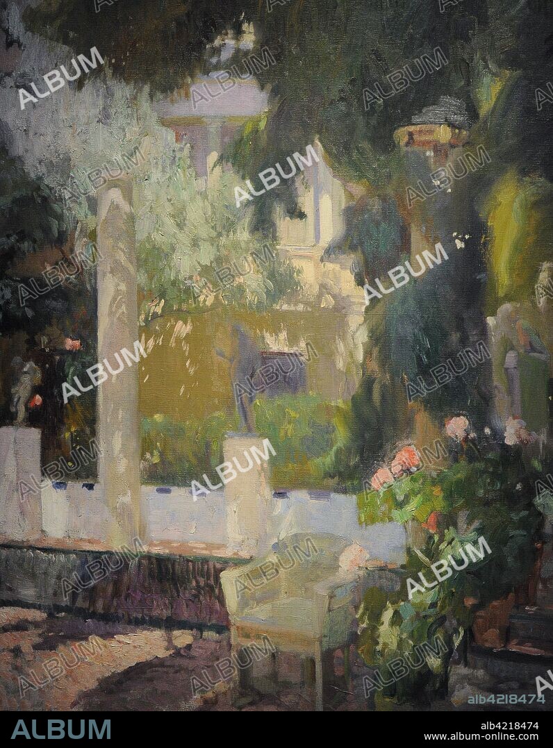 Joaquín Sorolla y Bastida (1863-1923). Pintor español. Jardín de la Casa Sorolla, 1920. Museo Sorolla. Madrid. España.