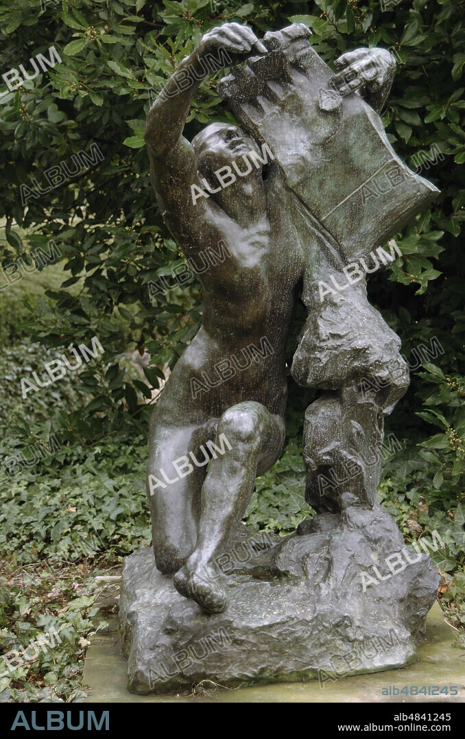 Auguste Rodin (1840-1917). Escultor francés. Orfeo,1908. Bronce. Jardín de Esculturas. Museo Rodin. París. Francia.