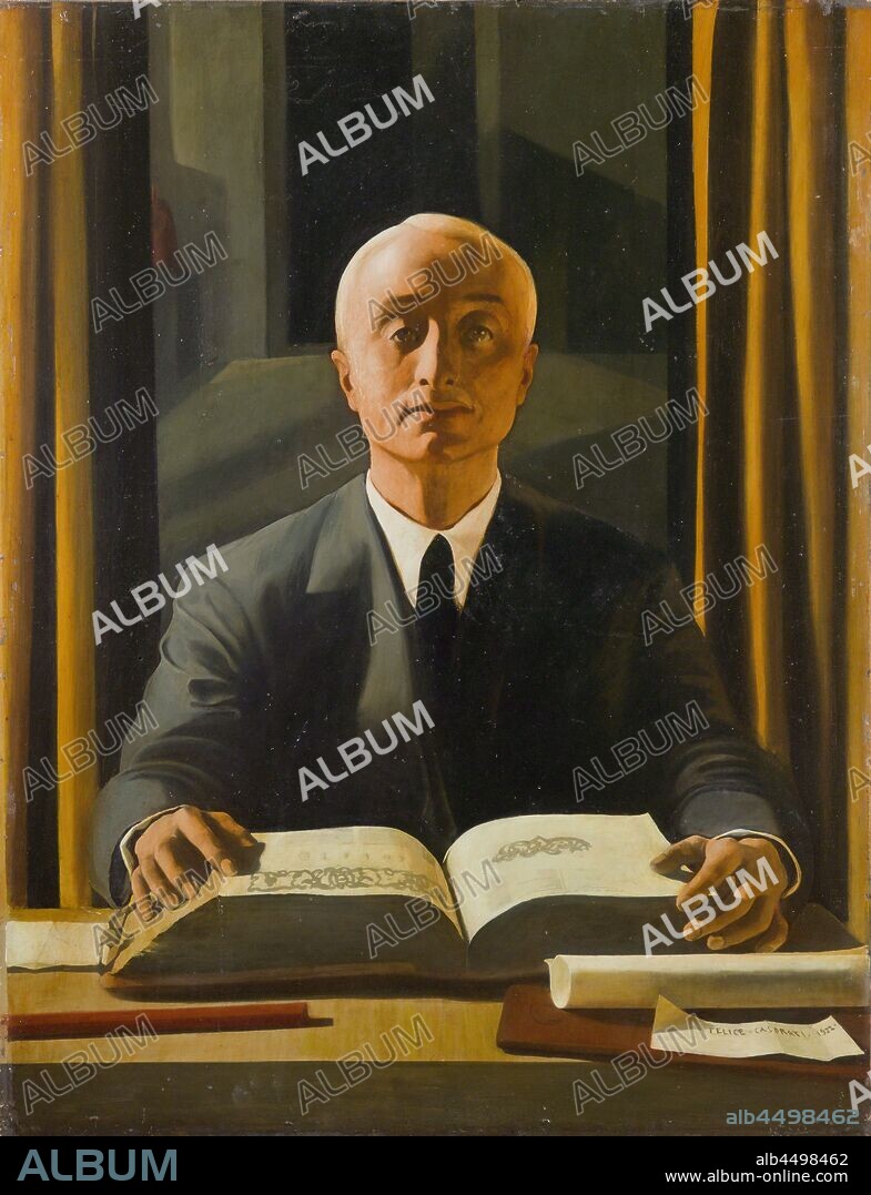 FELICE CASORATI. Portrait of Riccardo Gualino.