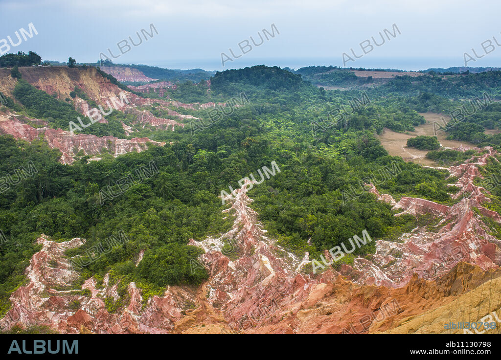 Erosion created the Grand Canyon of the Congo, Diosso Gorge, Pointe-Noire, Republic of the Congo, Africa.