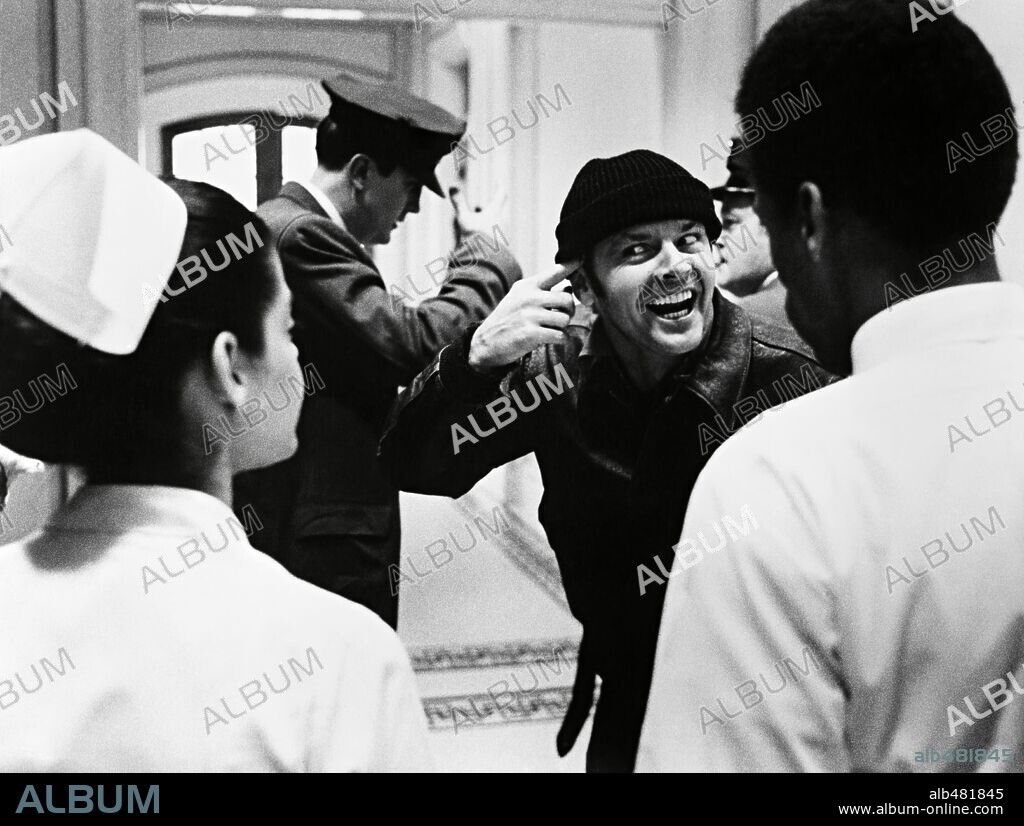 JACK NICHOLSON en ALGUIEN VOLÓ SOBRE EL NIDO DEL CUCO, 1975 (ONE FLEW OVER THE CUCKOO'S NEST), dirigida por MILOS FORMAN. Copyright UNITED ARTISTS.