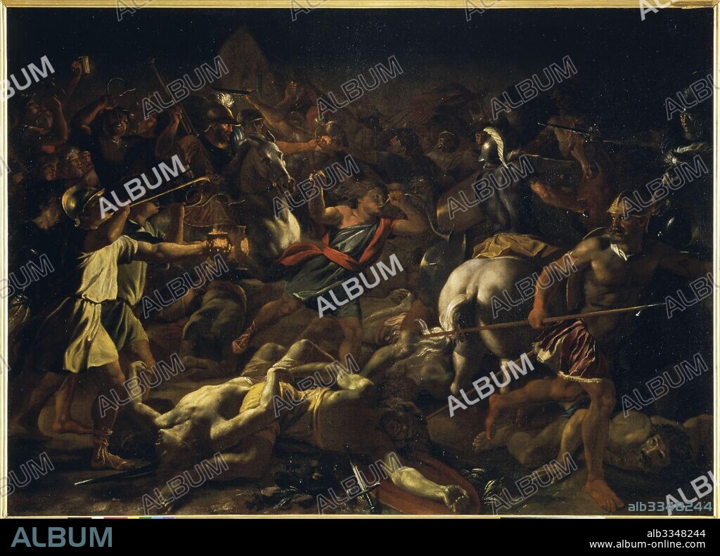 NICOLAS POUSSIN. The Battle of Gideon Against the Midianites.