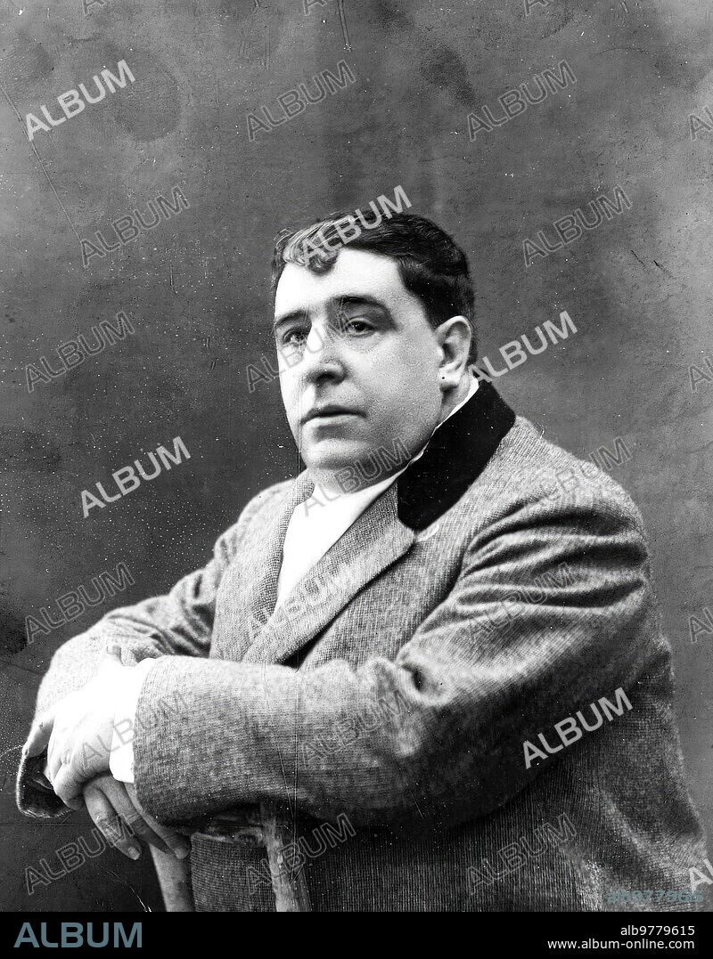ALFONSO SÁNCHEZ PORTELA. Abril 1913. Francisco Palanca. Notable actor de Lara, que ha celebrado su Beneficio. Foto Alonso.