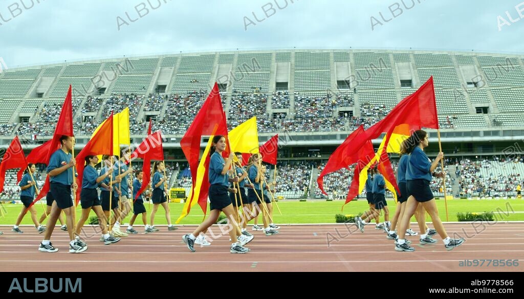 Madrid, September 20, 2002. Athletics World Cup Madrid 2002. Opening Ceremony. Photo: Ignacio Gil.