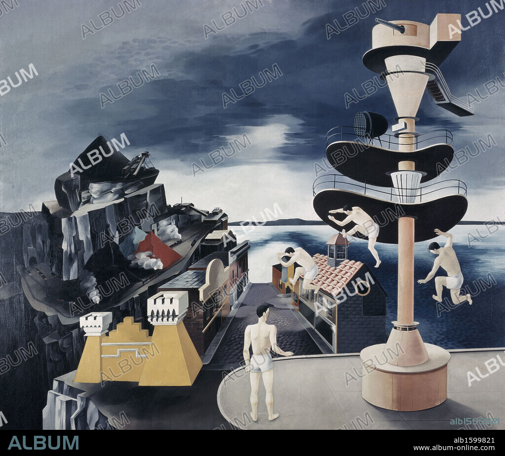 South of Scranton by Peter Blume, 1931, 1906-1992, USA, New York State, New York City, Metropolitan Museum of Art.