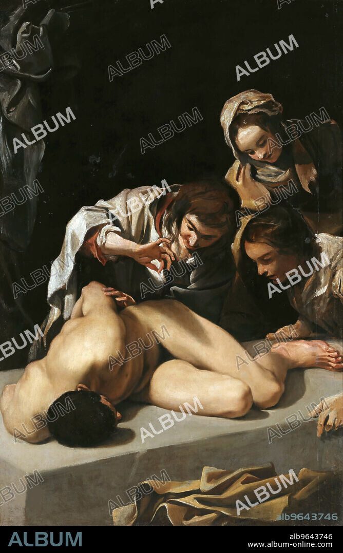 BARTOLOMEO SCHEDONE (SCHIDONE). Saint Sebastian Tended by the Pious Women.